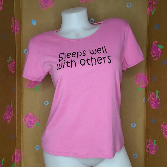 Sleeps Well With Others Sleep T Shirt Size L - Picture 2 of 9